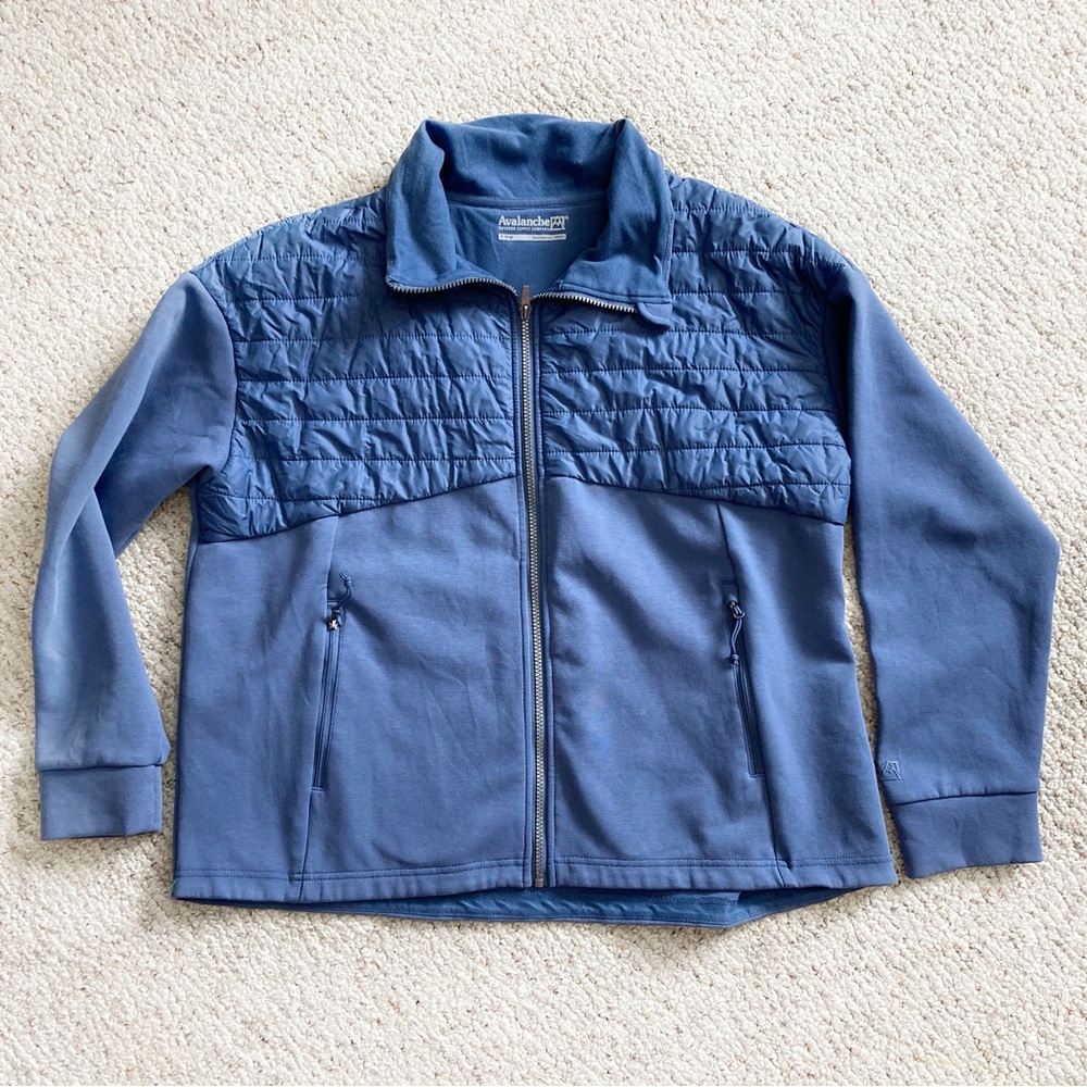 Women’s Avalanche Outdoor Jacket. Dusty Blue,XL, EUC